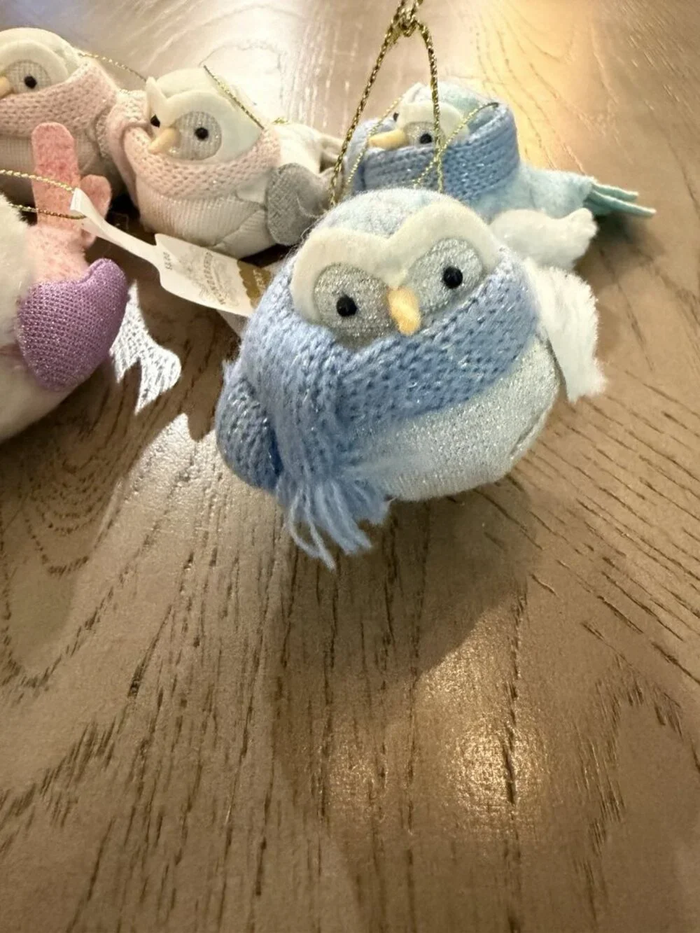 Target Wondershop Feathery Friends Felt Bird Christmas Ornaments Lot of 8 Mini